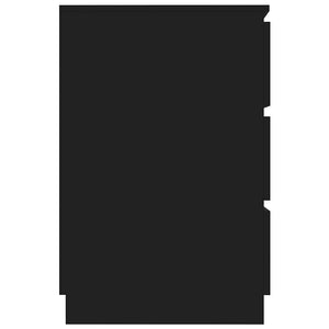 Scrivania Nera 140x50x77 cm in Legno Multistrato 800811