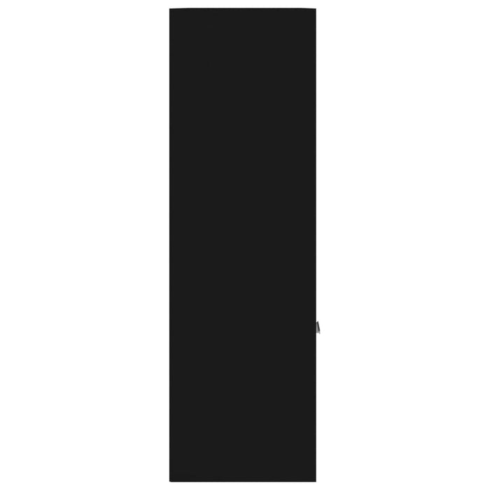 Libreria Nera 98x30x98 cm in Legno Multistrato 801117