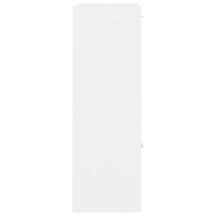 Armadietto Bianco 60x29,5x90 cm in Legno Ingegnerizzato