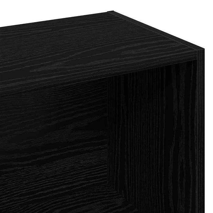 Armadietto Nero 60x29,5x90 cm in Legno Multistrato 801135