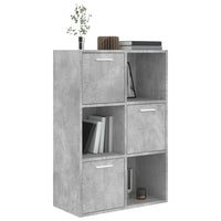 Armadietto Grigio Cemento 60x29,5x90 cm in Legno Multistrato 801138