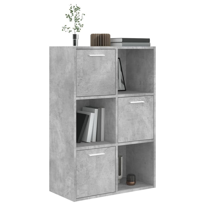 Armadietto Grigio Cemento 60x29,5x90 cm in Legno Multistrato 801138