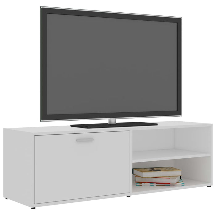 Mobile Porta TV Bianco 120x34x37 cm in Legno Multistrato 801152