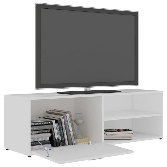 Mobile Porta TV Bianco 120x34x37 cm in Legno Multistrato cod mxl 62466