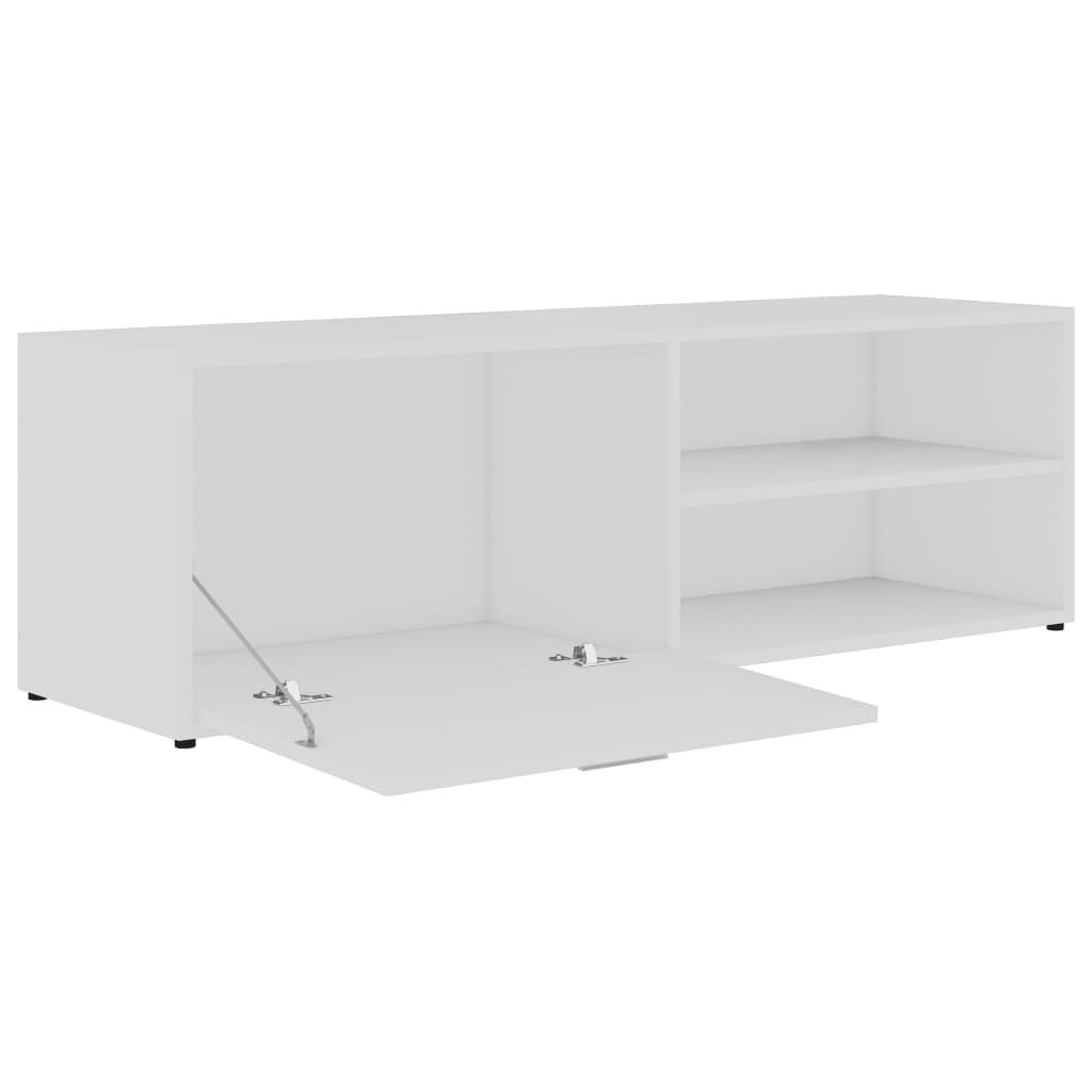 Mobile Porta TV-Mobile per TV-Credenza TV Bianco 120x34x37 cm in Legno Multistrato 543466