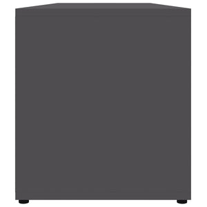 Mobile Porta TV Grigio 120x34x37 cm in Legno Multistrato 801154