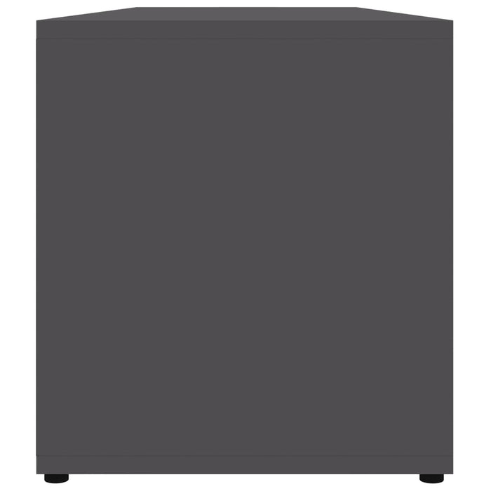 Mobile Porta TV Grigio 120x34x37 cm in Legno Multistrato 801154