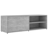 Mobile Porta TV Grigio Cemento 120x34x37cm in Legno Multistrato 801156