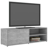 Mobile Porta TV Grigio Cemento 120x34x37cm in Legno Multistrato 801156