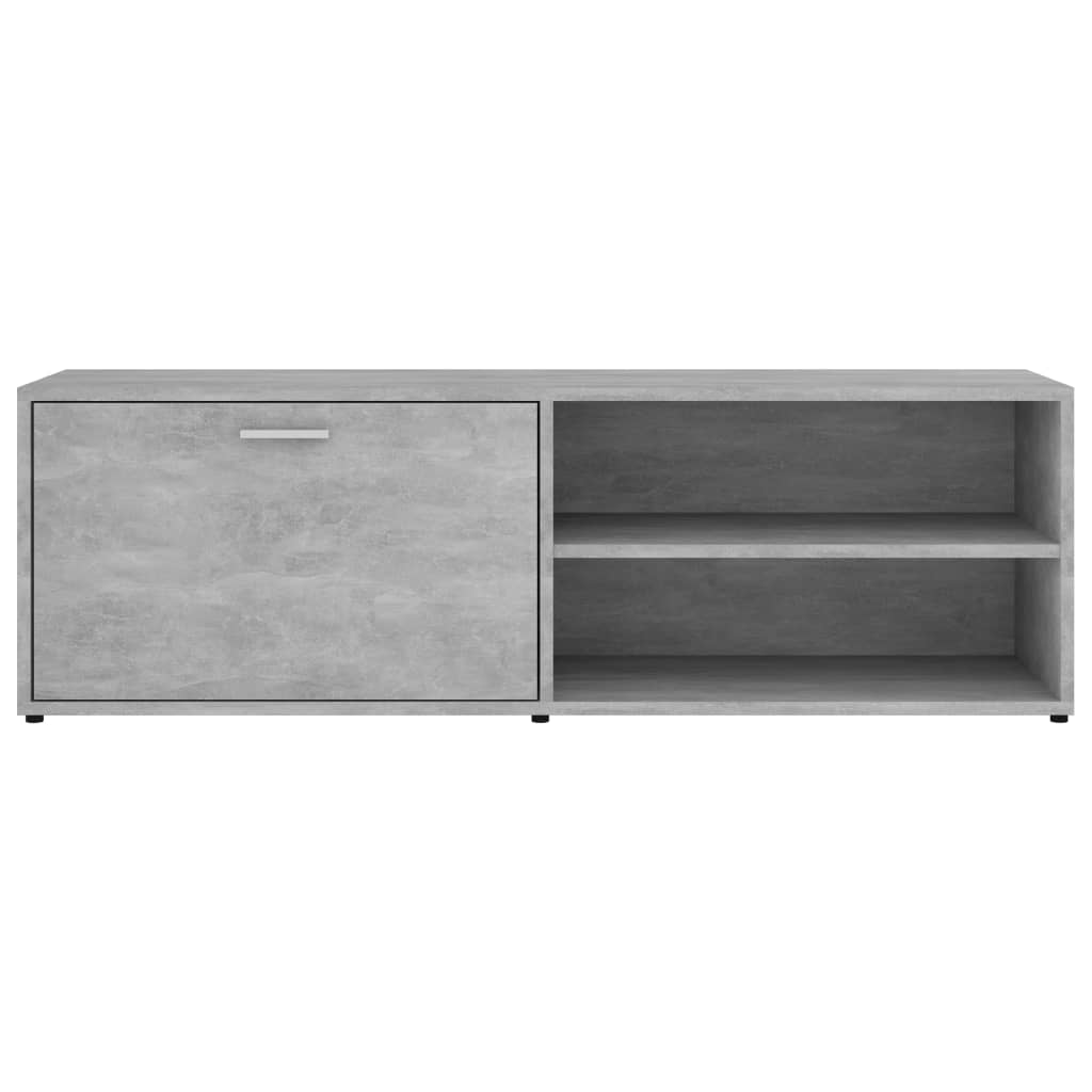 Mobile Porta TV Grigio Cemento 120x34x37cm in Legno Multistrato 801156