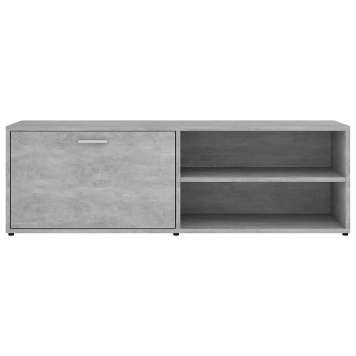 Mobile Porta TV Grigio Cemento 120x34x37cm in Legno Multistrato 801156