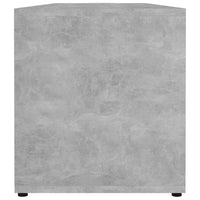 Mobile Porta TV Grigio Cemento 120x34x37cm in Legno Multistrato 801156