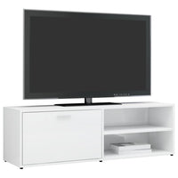 Mobile Porta TV Bianco Lucido 120x34x37 cm in Truciolato cod mxl 59952
