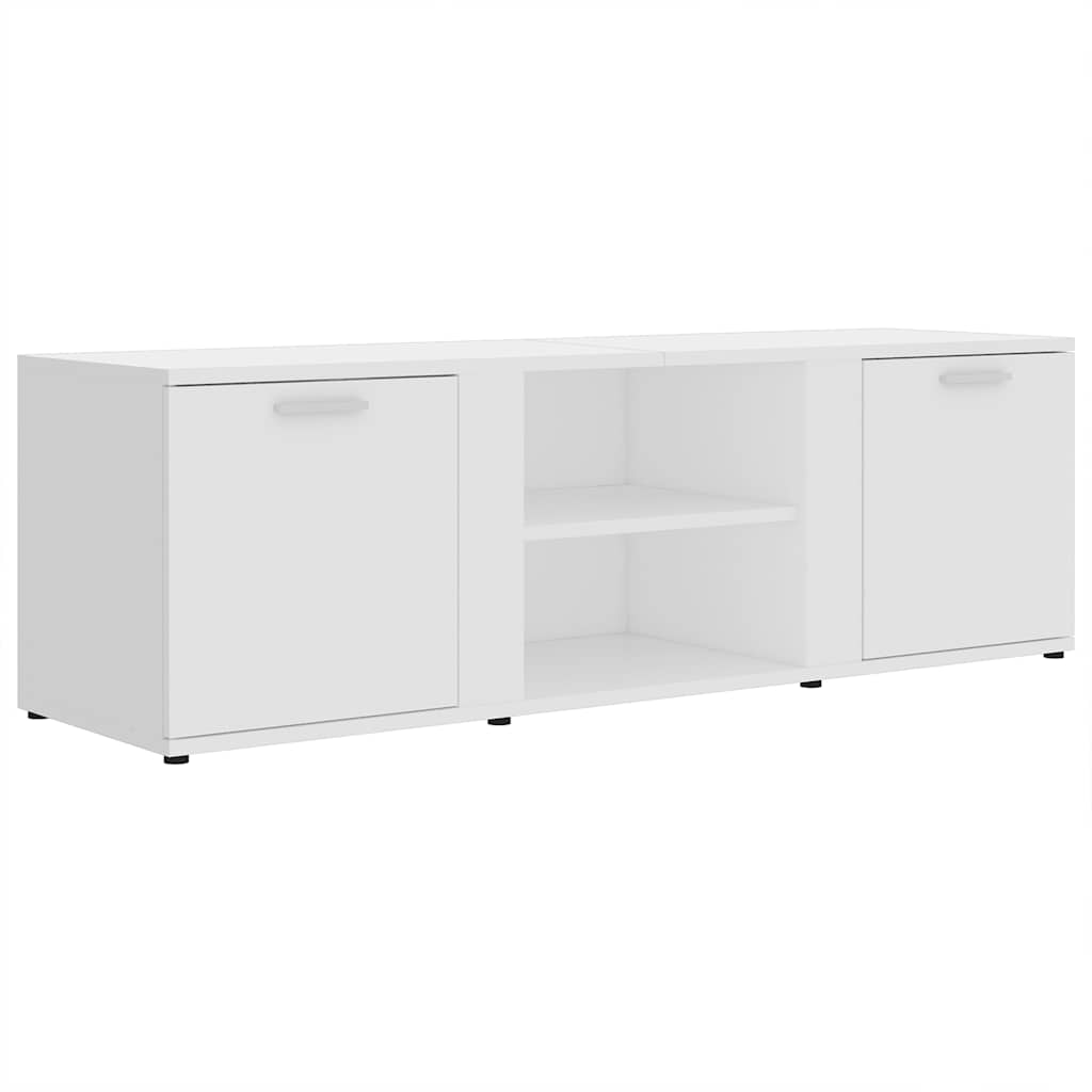 Mobile Porta TV Bianco 120x34x37 cm in Legno Multistrato 801161