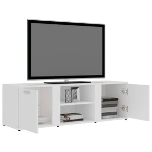 Mobile Porta TV Bianco 120x34x37 cm in Legno Multistrato 801161
