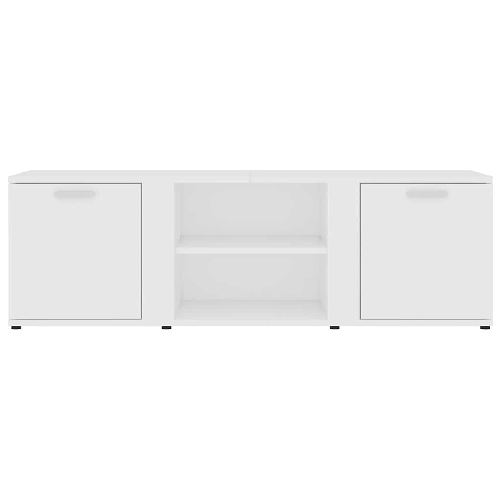 Mobile Porta TV Bianco 120x34x37 cm in Legno Multistrato 801161