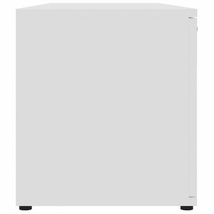 Mobile Porta TV Bianco 120x34x37 cm in Legno Multistrato 801161