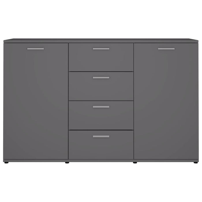 Credenza Grigia 120x35,5x75 cm in Truciolato cod mxl 14843