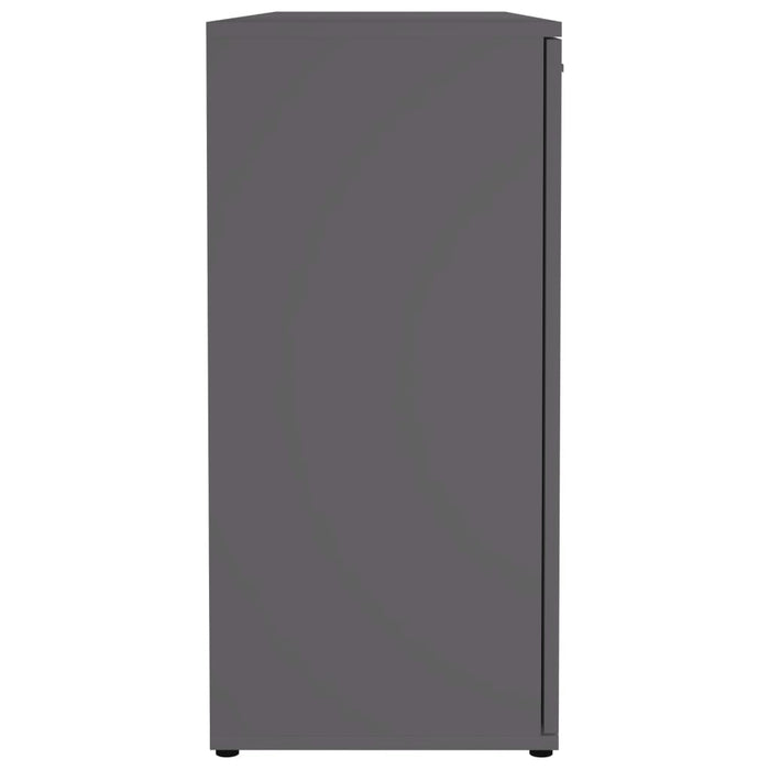 Credenza Grigia 120x35,5x75 cm in Truciolato cod mxl 14843