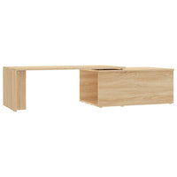 Tavolino da Salotto-Tavolino da soggiorno-Tavolo Rovere Sonoma 150x50x35cm Legno Multistrato