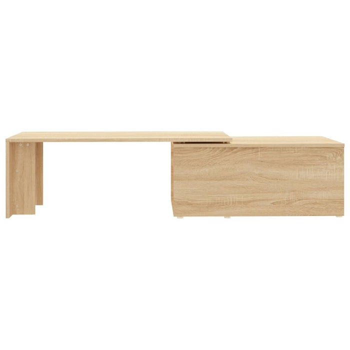 Tavolino da Salotto-Tavolino da soggiorno-Tavolo Rovere Sonoma 150x50x35cm Legno Multistrato