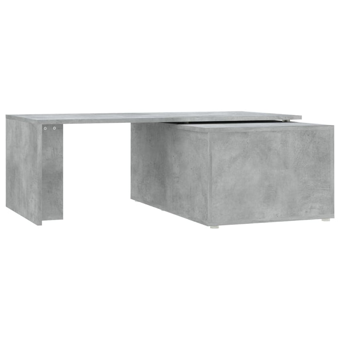 Tavolino Salotto Grigio Cemento 150x50x35 cm Legno Multistrato 801341