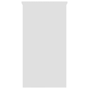 Scrivania tavolo postazione di lavoro mobile per computer studio IT 80 x 40 x 75 cm derivati ​​del legno bianco 02_0023525