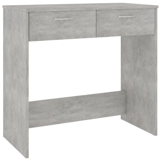Scrivania Grigio Cemento 80x40x75 cm in Legno Multistratocod mxl 103234