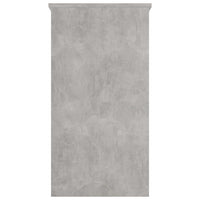 Scrivania Grigio Cemento 80x40x75 cm in Legno Multistrato 801359