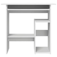 Scrivania Bianca 80x45x74 cm in Legno Multistrato 801364