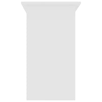 Scrivania tavolo postazione di lavoro mobile per computer studio 80 x 45 x 74 cm derivati ​​del legno bianco 02_0023526