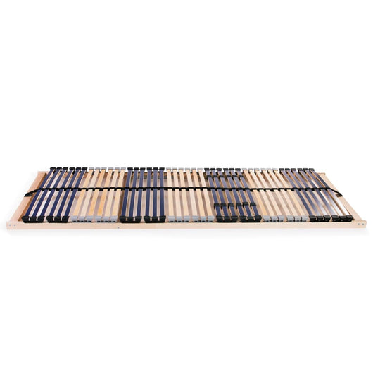 Reti a Doghe 2 pz 7 Zone con 42 Doghe in Legno 90x200 cm 3051435