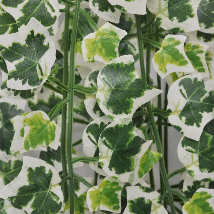 Foglie Artificiali di Edera 4 pz Variegata 90 cm 3051481
