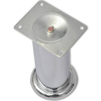 Piedini Rotondi per Divani 8 pz Cromati 180 mm cod mxl 71537