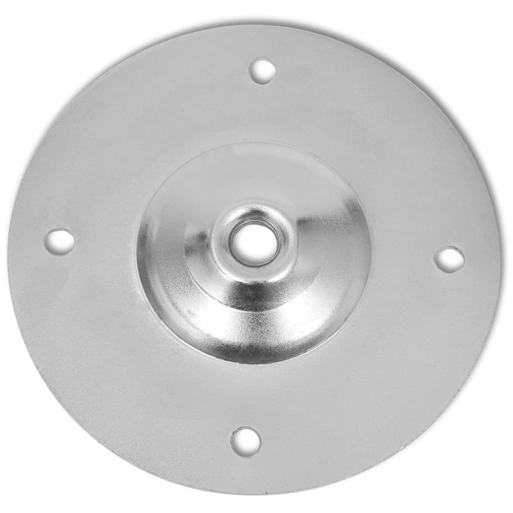 Gambe Telescopiche per Tavolo 4 pz Cromate 710-1100 mm 3051486