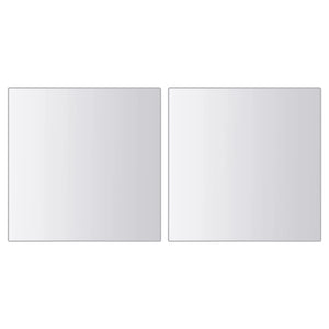Piastrelle a Specchio 48 pz Quadrate in Vetro