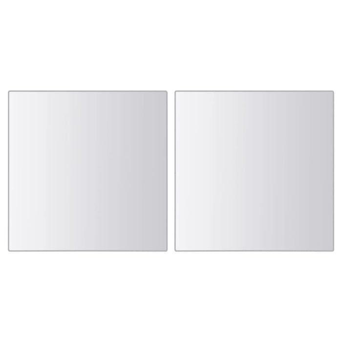 Piastrelle a Specchio 48 pz Quadrate in Vetro 3051490