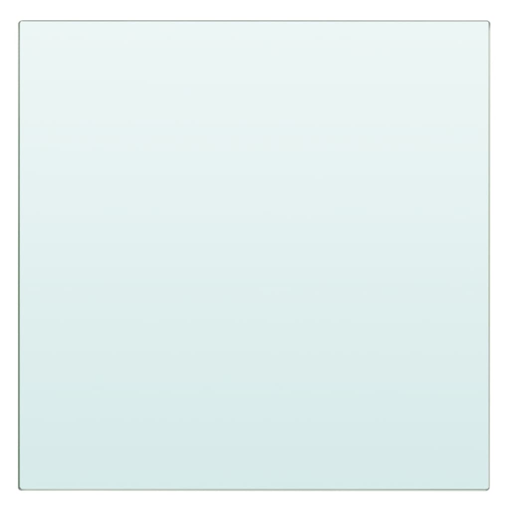 Mensole in Vetro Trasparente 2 pz 30x25 cm 3051550