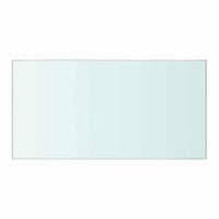 Mensole in Vetro Trasparente 2 pz 40x20 cm cod mxl 42745