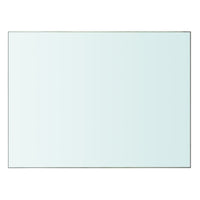 Mensole in Vetro Trasparente 2 pz 40x30 cm 3051556