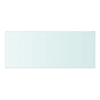 Mensole in Vetro Trasparente 2 pz 50x20 cm