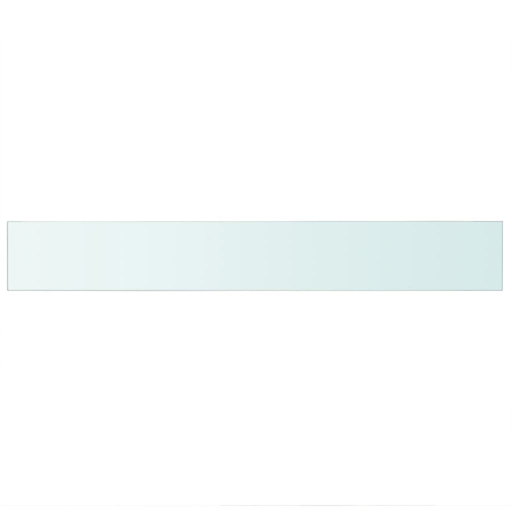 Mensole in Vetro Trasparente 2 pz 90x12 cm 3051577