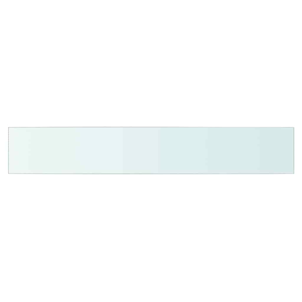 Mensole in Vetro Trasparente 2 pz 90x15 cm 3051578