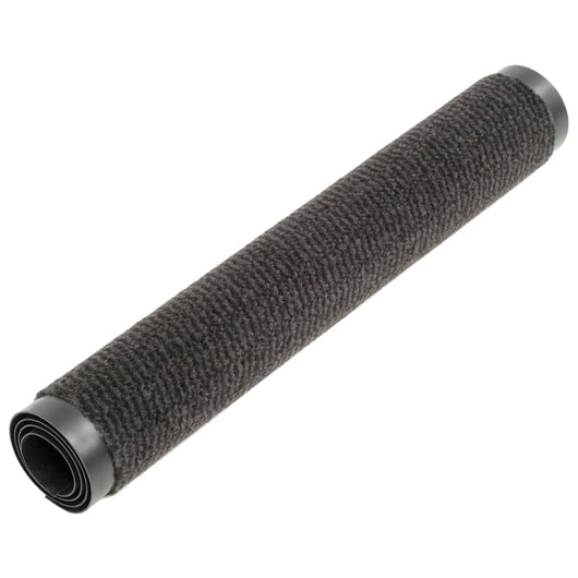 Tappeti Antipolvere 2 pz Rettangolari Trapuntati 80x120 cm Neri 3051610