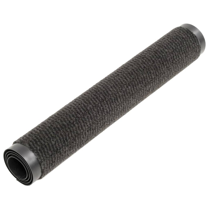 Tappeti Antipolvere 2 pz Rettangolari Trapuntati 80x120 cm Neri 3051610