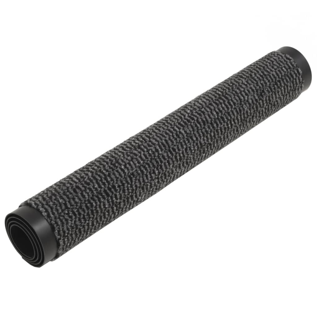 Tappeti Antipolvere 2 pz Trapuntati 120x180cm Antracite 3051617