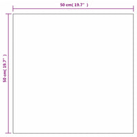 Specchi da Parete 2 pz 50x50 cm Quadrati in Vetro 3051622