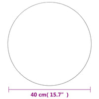 Specchi da Parete 2 pz 40 cm in Vetro Circolari cod mxl 49643