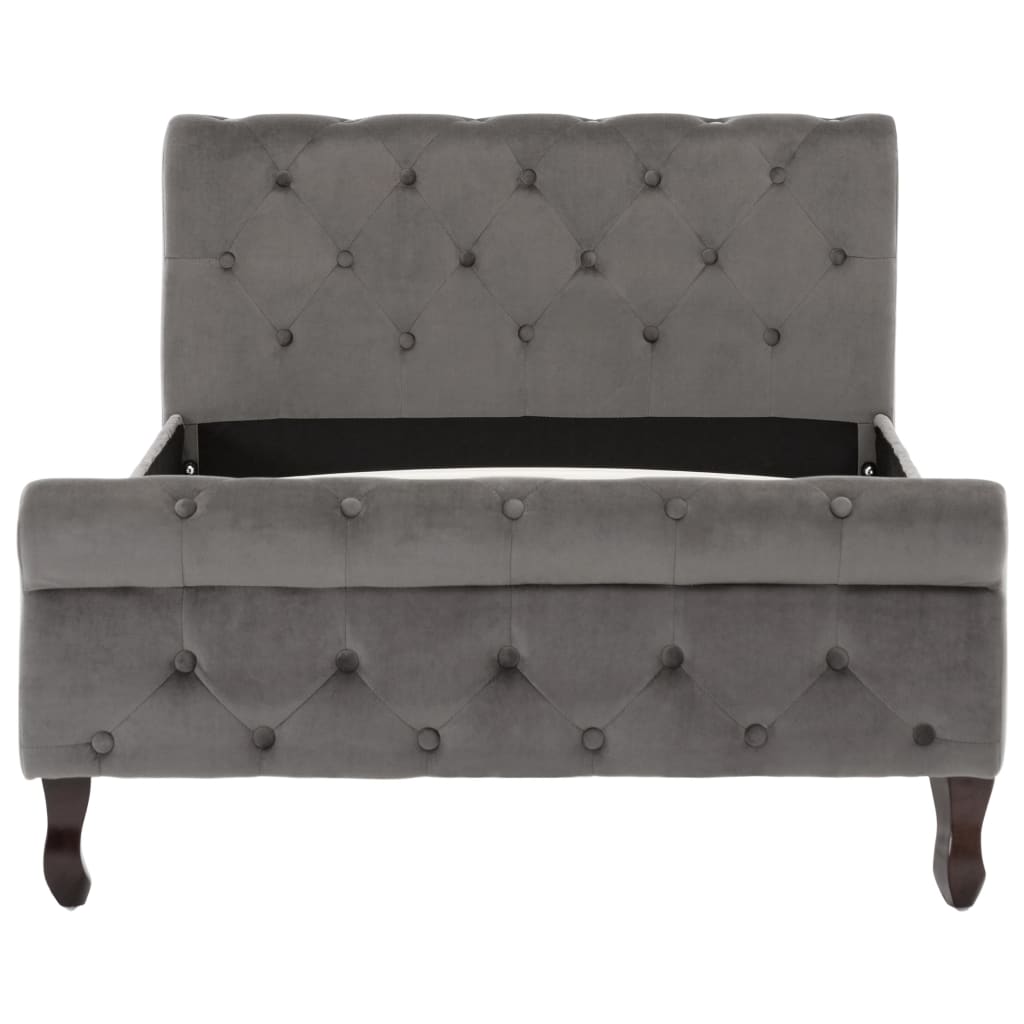 Giroletto Grigio in Velluto 100x200 cm 288558