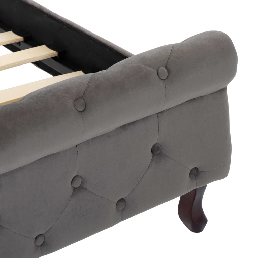 Giroletto Grigio in Velluto 100x200 cm 288558